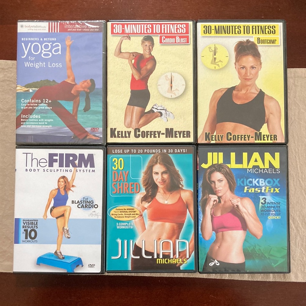 Assorted Workout DVDs